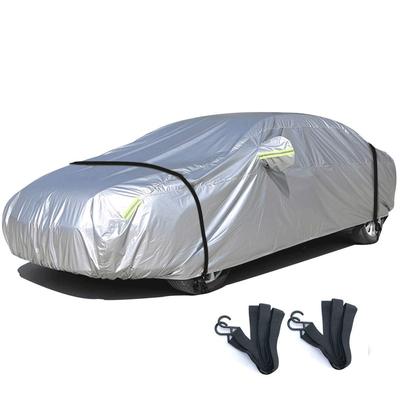 LINFEN Car and Yellow Sand Includes Elastic Windproof Rope Size 490 X 190 X Cover, Waterproof, Dustproof, UV-Resistant, Protection, (Car 3XL 150cm)