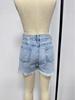 2025 Women's Mid-Waist Denim Shorts - European & American Style