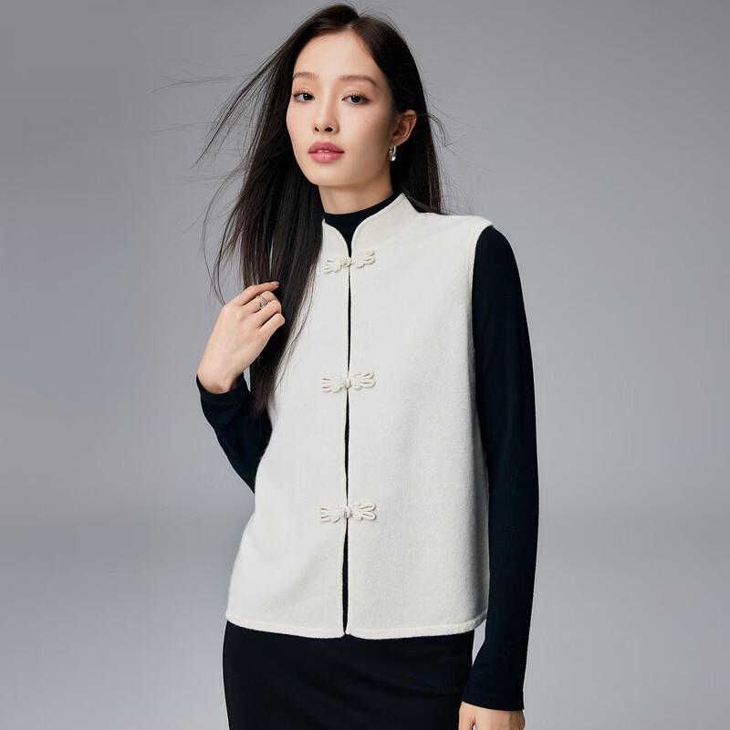 

PALUOPO Женский жилет из 100% кашемира со стойкой XL