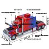 Prime Prototype Alloy Trailer Head Car Model Diecasts Toy With Sound and Light Vehicles Toys For Kids