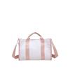 Spring new fashion, large-capacity portable canvas bag commuter shoulder bag contrasting colors
