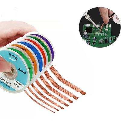 Welding Desoldering Braid Wick Wire Tin Removal Low Residue Solder Remover  Soldering