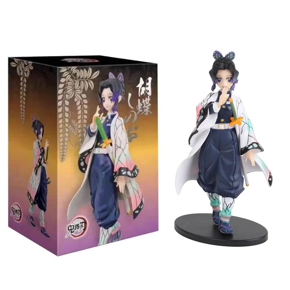 Anime Demon Slayer Kimetsu No Yaiba Figure Kamado Tanjirou Action Figure Agatsuma Zenitsu Nezuko Warrior PVC Model Toys
