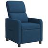 Recliner Chair Blue Polyester