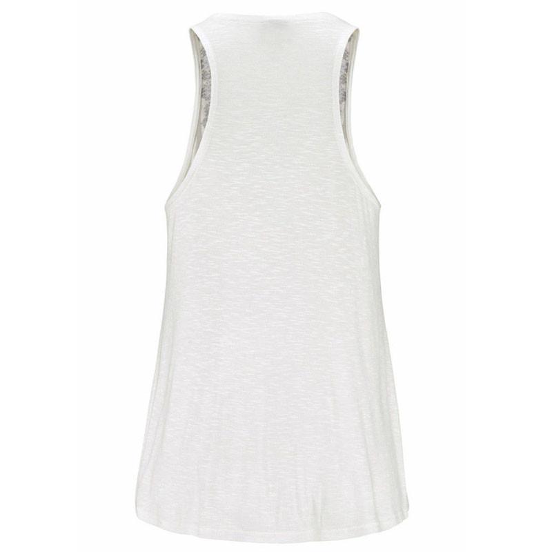 Elegant Women Blouse T-shirt With Summer Print And V-neck Sleeveless Straps Vest