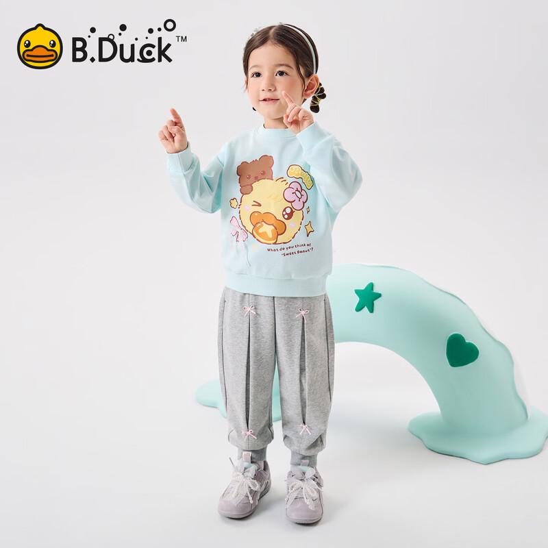 B.Duck Girls' Bowknot Casual Long Pants