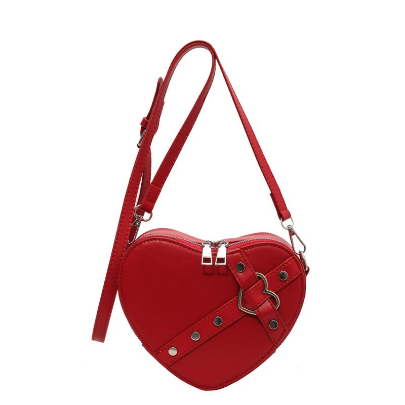 Luxury Designer Women's Crossbody Bags For Women Punk Leather Shoulder Bags Female Rivet Purses Fashion Handbags