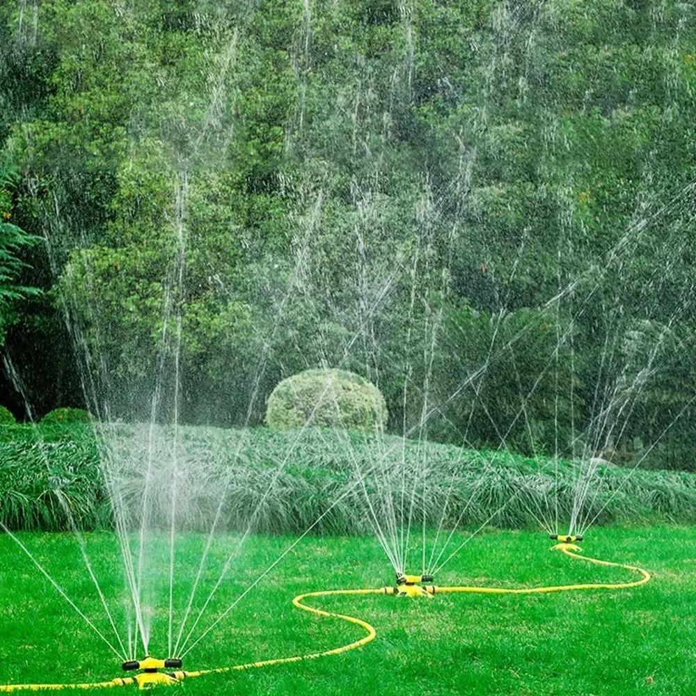 360 Degree Automatic Rotating Water pipe set Garden Lawn Sprinkler Yard Large Area Coverage Watering Irrigation Spraye