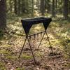 Camping Storage Rack with Basket Lightweight Furniture Long-Lasting for Backyard