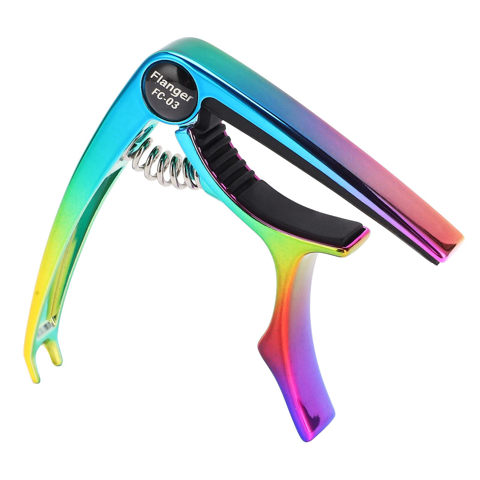

Guitar Capo Electric Zinc Alloy Gorgeous Colors Folk Pop Acoustic Accessories FC03