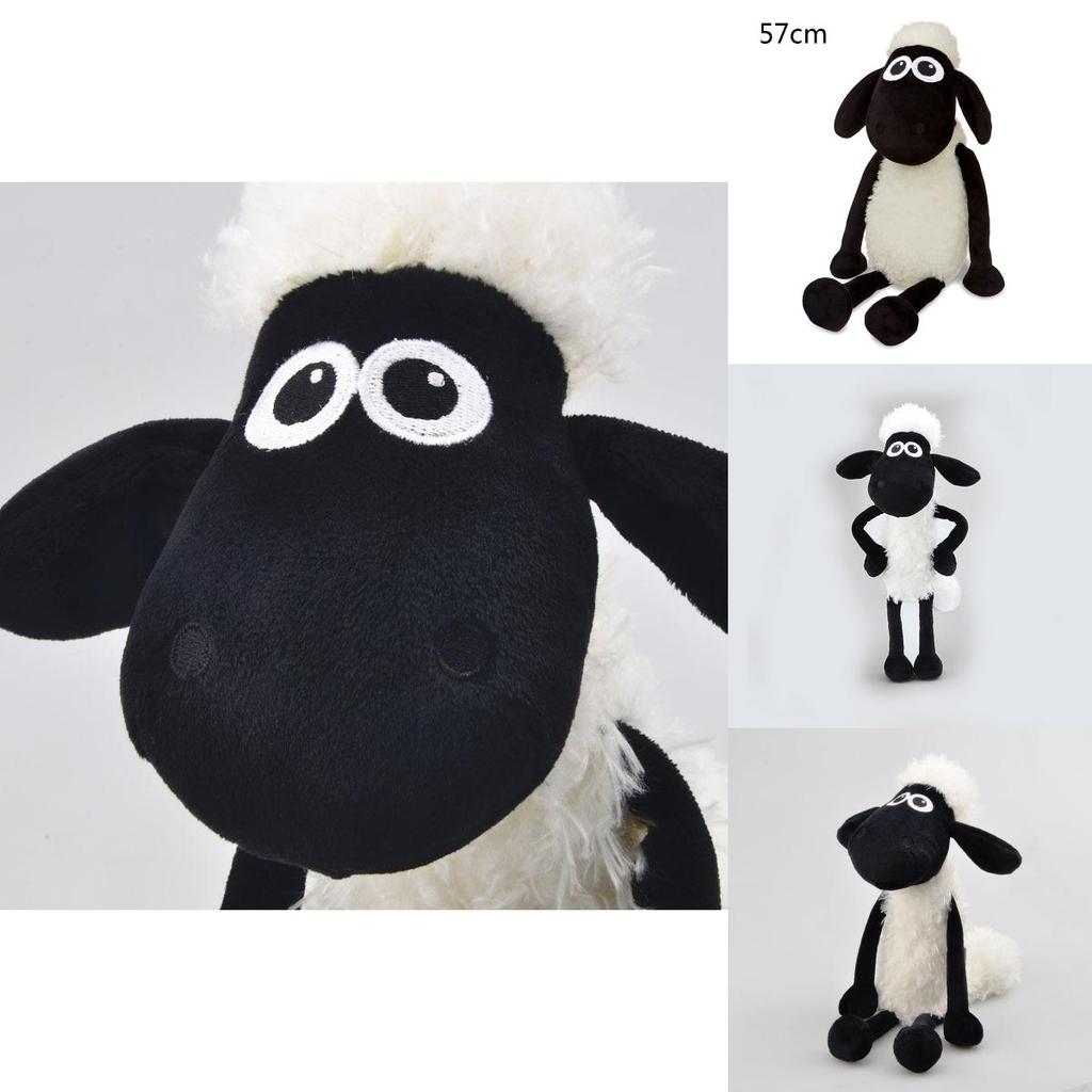 Adorable Cartoon Shaun The Sheep Plush Cuddly Soft Stuffed Toy Ideal For Kids