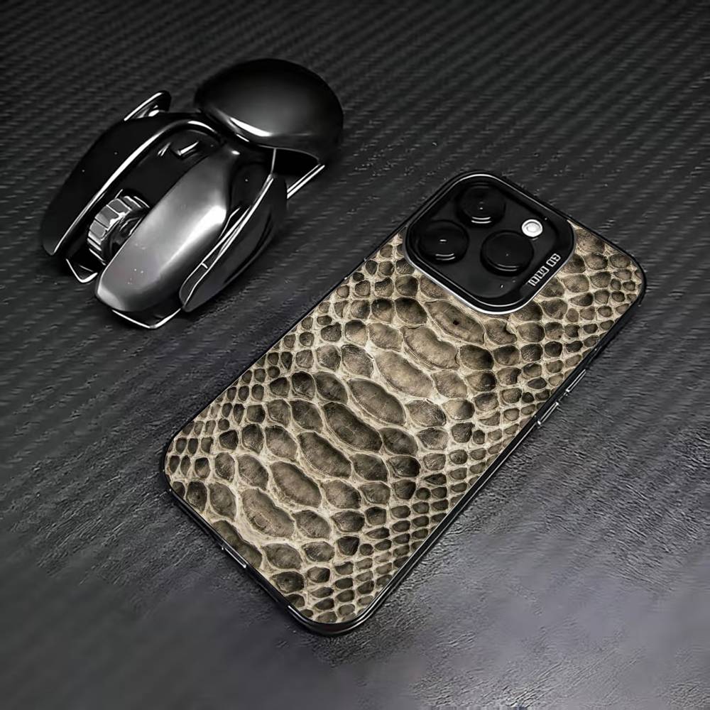 S-Snake S-Skin Phone Case For iPhone 17,16,15,14,13,12,11 Plus,Pro Max,XS,Colorful Silver Phone case Funda Cover