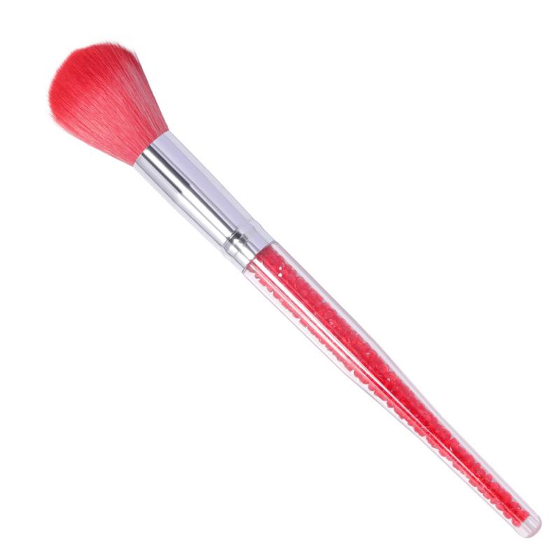 Crystal Long Handle Nail Brushes Nails Makeup Brushes Remove Dust Powder Manicure Brush Nail Art