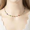 Elegant Handmade Beads Necklace Beads Jewelry Long Body Chain Metal Texture Multifuntional Neck Chain for Fashion Lovers