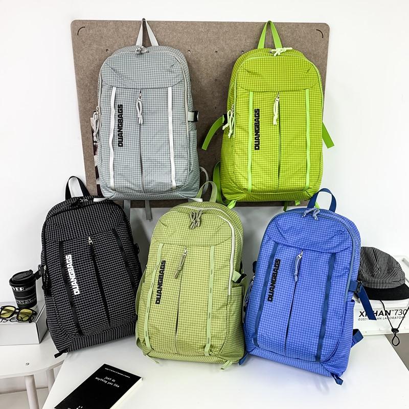 Damen Leichter Rucksack Herren Großer Rucksack Studenten Karorucksack