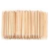 100 Pcs Nail Art Wood Stick Cuticle Pusher Remover Pedicure Useful Manicure Tool