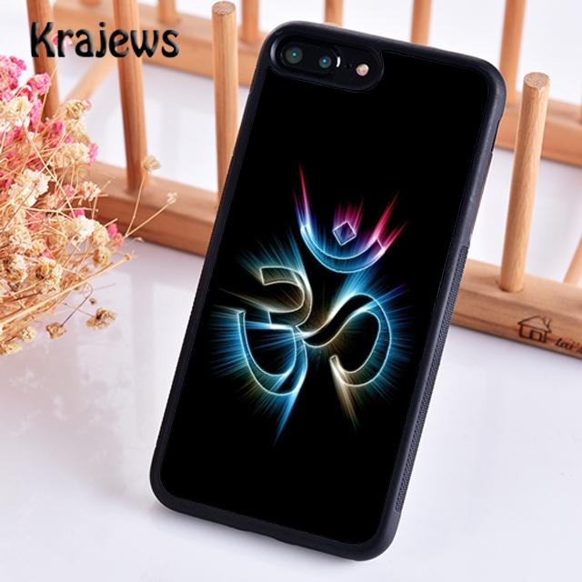 Krajews Aum Om Namaste Symbol Zen Yoga Soft Phone Case For iPhone 14 5 6s 7 8 Plus X XR XS 11 12 13 Pro Max Samsung S21 S22ultra