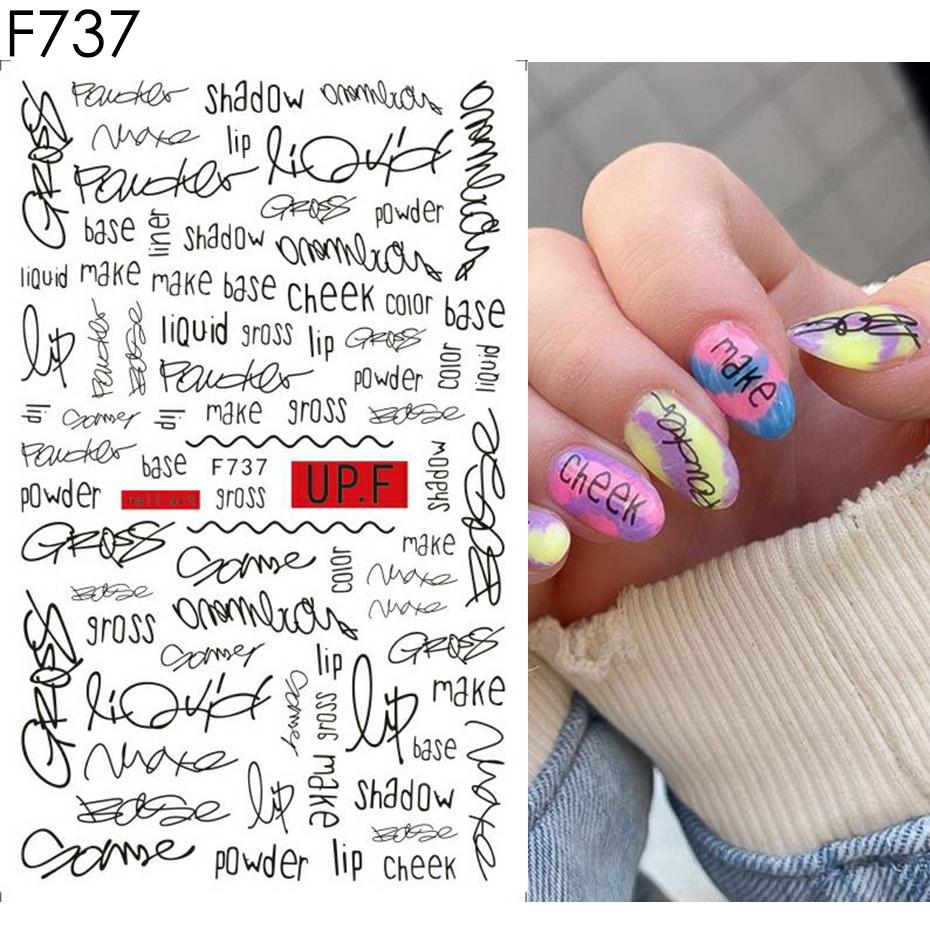1PCS Sakura Nail Stickers Dandelion Nail Art Decoration Nail Decals Tulip Self-adhesive Flowers Stickers Press On Nails Stickers