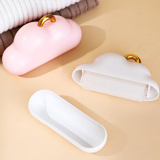 Lint Roller Cloud Shape Reusable Sticky Pet Hair Remover with Lanyard Easy Washable Dust-Proof