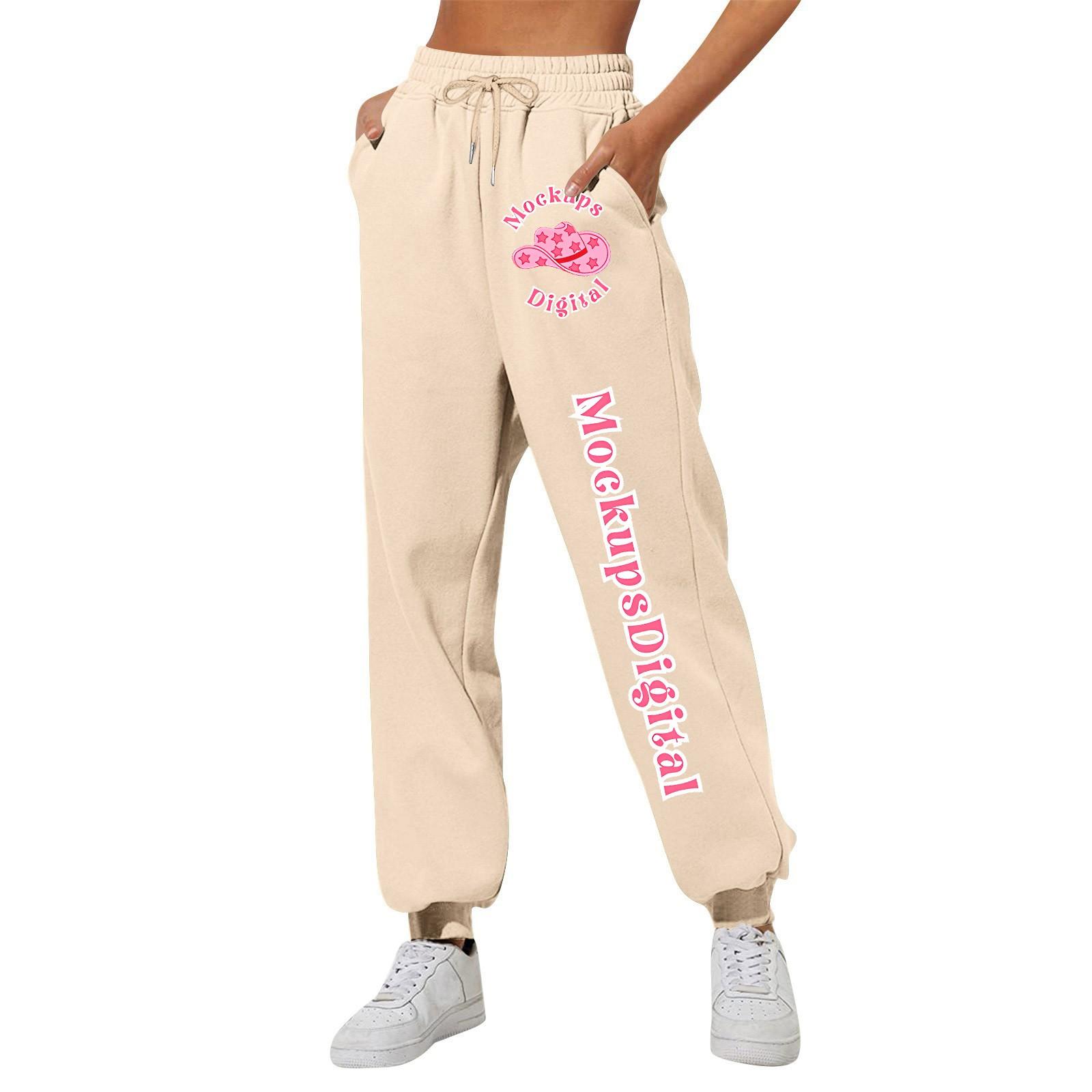 Женские повседневные модные спортивные штаны с мелким принтом повседневные брюки XXXL — фото 7