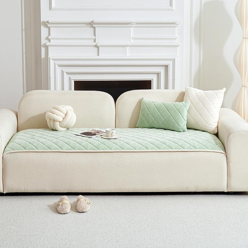 New Modern Simple Wind Sofa Cushion, Seat Cushion Fixed Cover, Straight Row One-Piece Combination Sofa Cover Cloth Towel