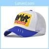 New York Summer Mesh Cap With 3d Embroidery And Sun Blocking Features For Adults