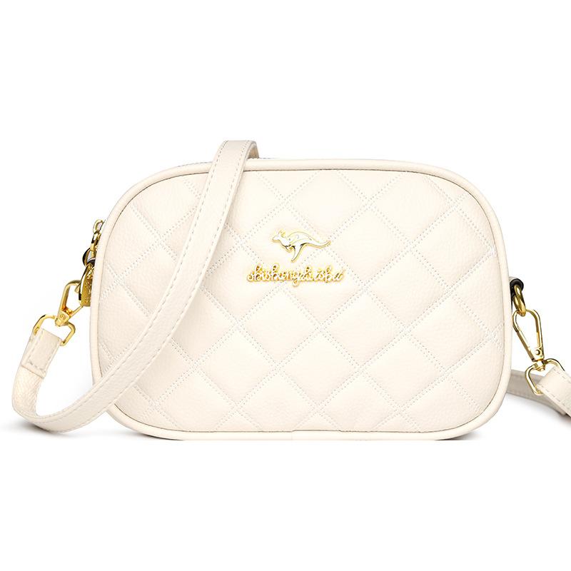 

Женская сумка Уличный тренд Сумка через плечо Модная вышитая нитью ромб Женская маленькая квадратная сумка