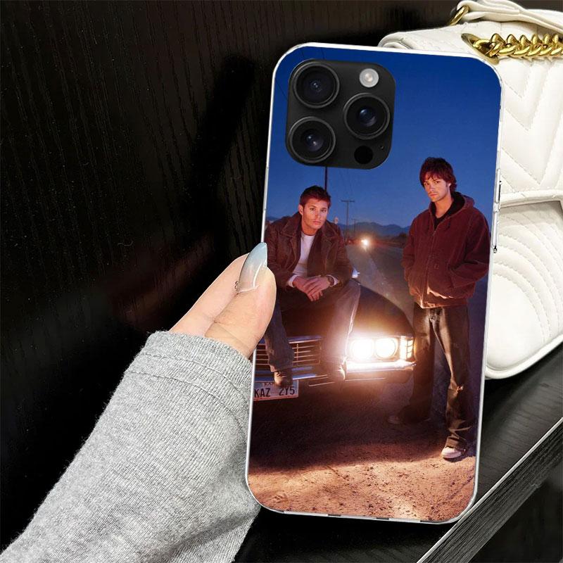 Babaite Supernatural SPN Case for iPhone 13 12 Mini 11 Pro Max Soft Phone Cover X XS XR 7 SE 8 Plus 6 6S 5 5S Silicone Black Cap