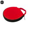 1pcs Portable CD DVD Case 20P Capacity Oxford Cloth CD Storage Bag Round Holder with Zipper for Home Car CD Box Bag