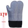 Nine Likes Hitzebeständige Silikonhandschuhe zum Backen - Dick, Qualitätsisolation