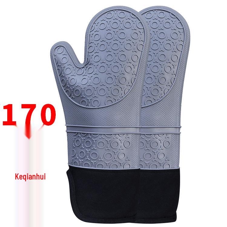 Nine Likes Hitzebeständige Silikonhandschuhe zum Backen - Dick, Qualitätsisolation