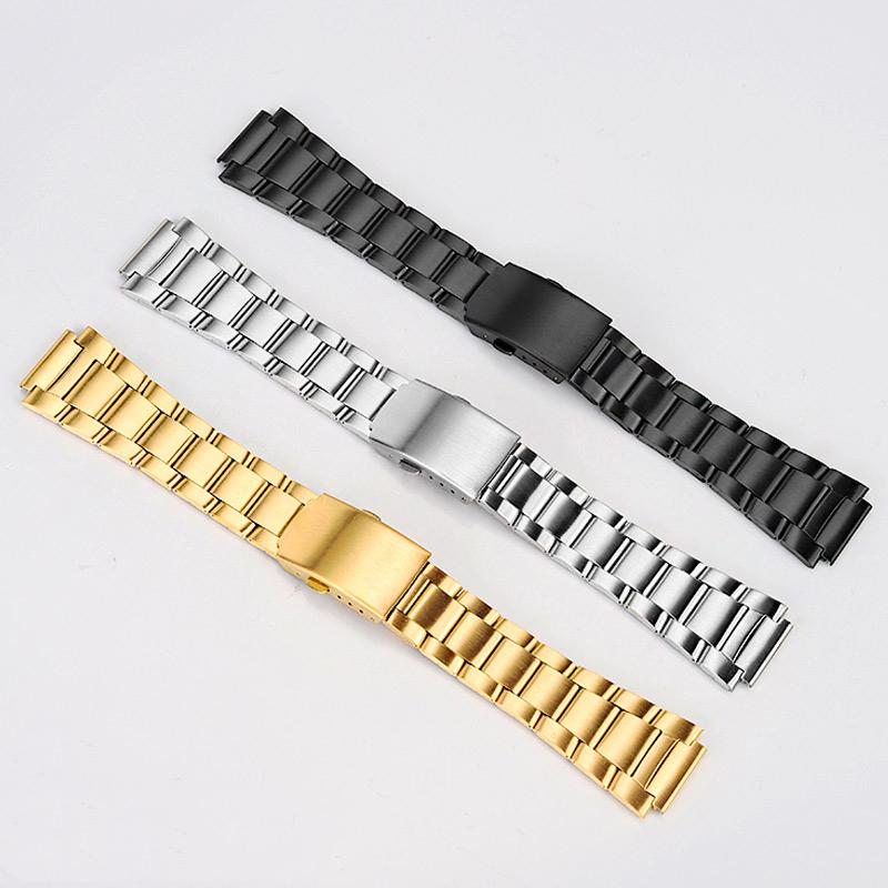 AE1200 Case Stainless Steel Bezel Strap for Casio G-Shock 3299 AE-1200WH AE-1300 Modified Metal Wristband Case Mirror Glass Kit