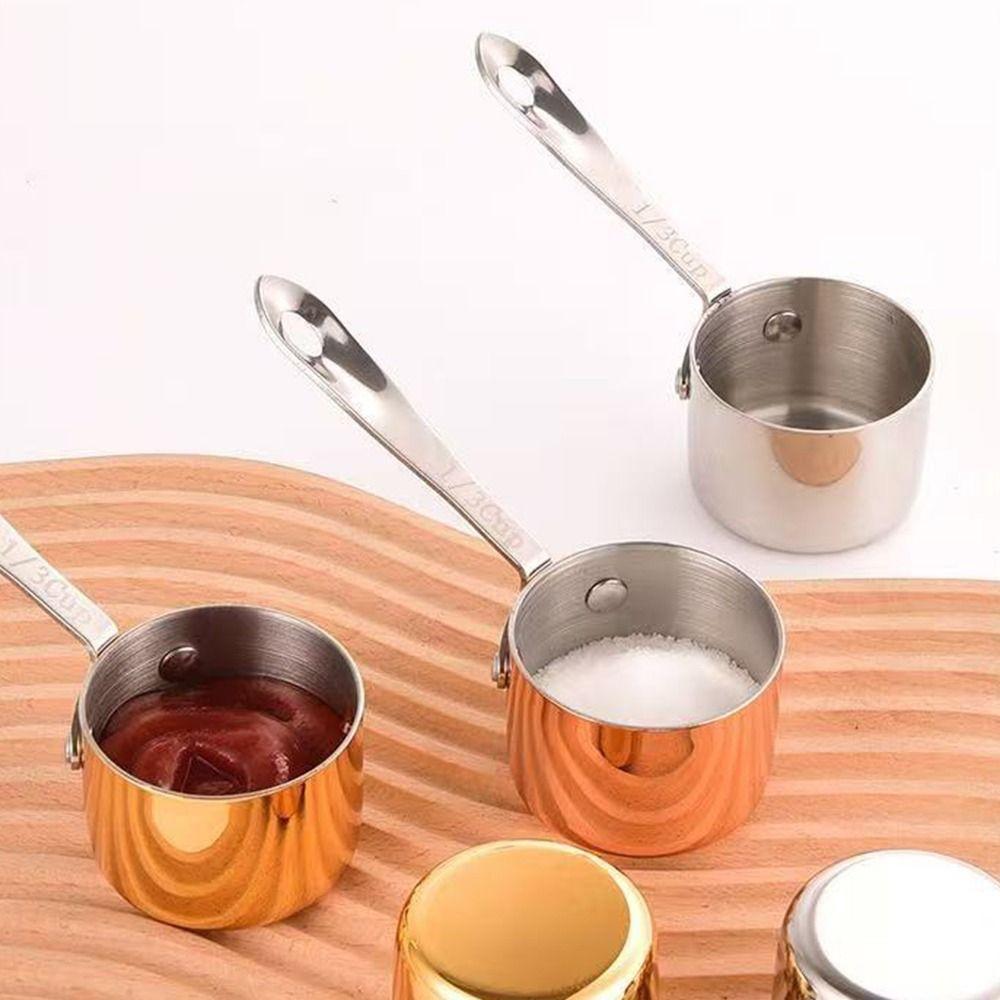 Portable Mini Sauce Pan 60/80/125/250ML Salad Sauce Dish Smooth Condiment Containers  Coffee Making