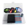Darts Metal Tip Set 6 Aluminum Shaft Metal Dart Set Professional Darts Steel Tip Sets