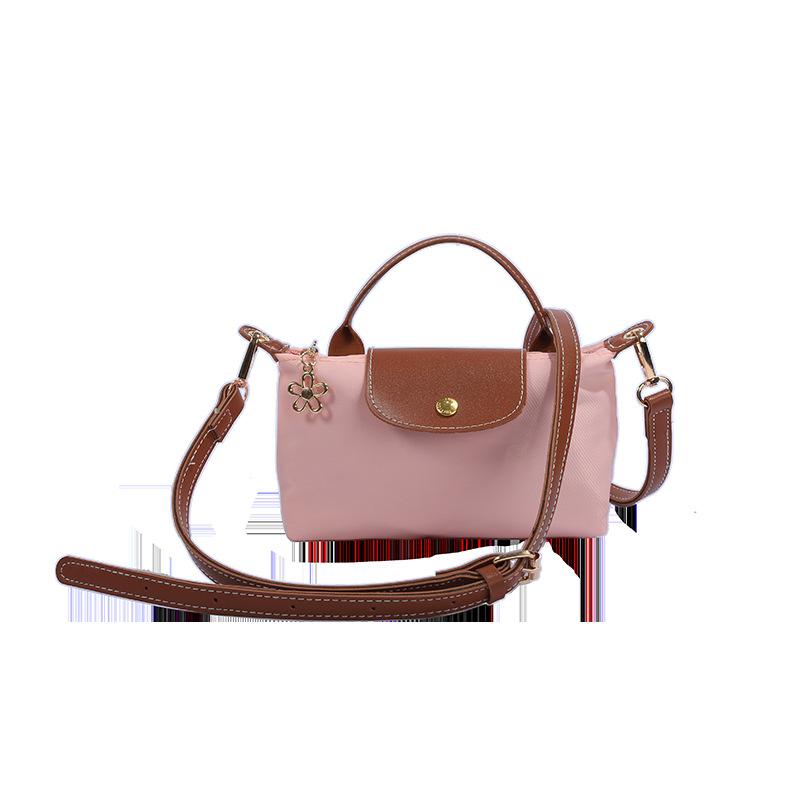 Niche Design Mini Dumpling Bag Portable Shoulder Crossbody Small Bag Mobile Phone Bag Lightweight Texture Waterproof Tide