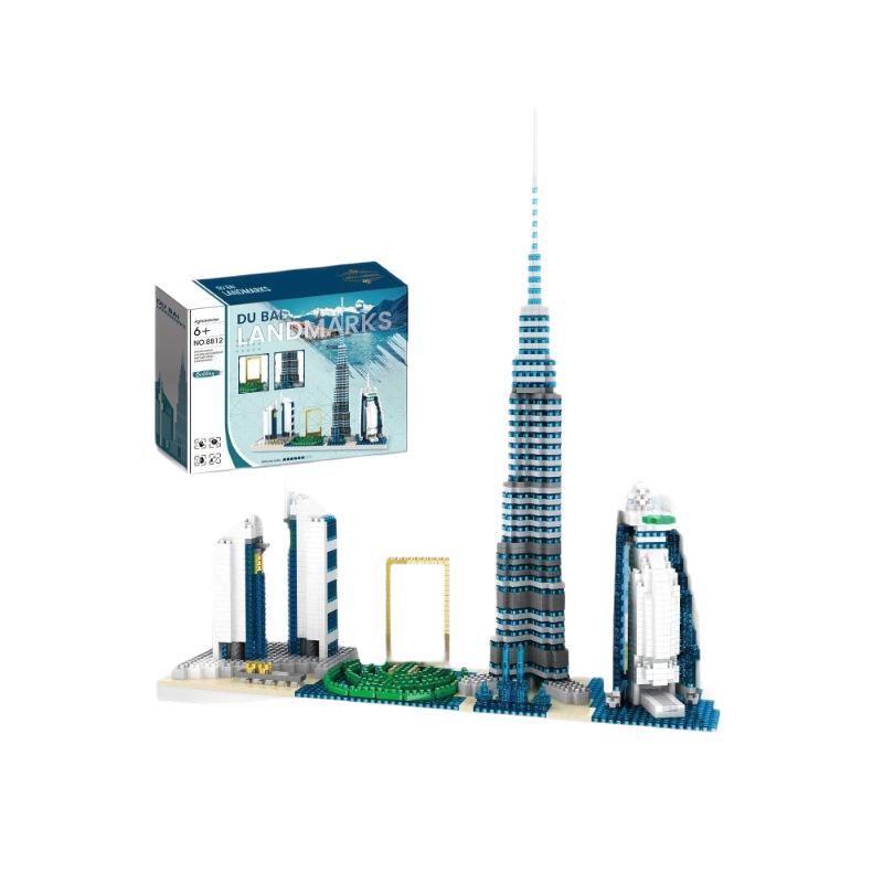 New York and Paris Landmark Building Blocks: Eiffel Tower & Titanic