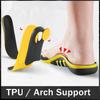 1 Pair Arch Support Inserts TPU Orthotic Shock Absorbing Insoles Breathable Cushion Sport Insole for Plantar Fasciitis Flat Feet