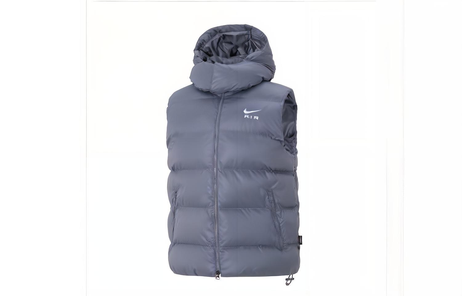 Nike Air Therma-FIT Hoody Vest Gray FD6428-065 M