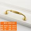 Gold Handle Cabinet Wardrobe Aluminum Alloy Handle Nordic Solid Simple Drawer Shoe Cabinet Door Handle