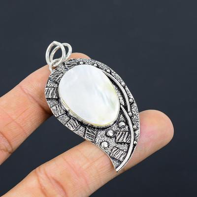 Mothers Day Deal Mother Of Pearl Stone Sterling Silver June New Pendant Jewelry