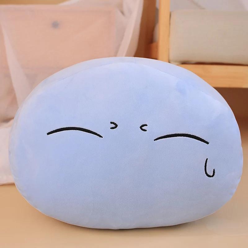 28-45cm Rimuru Tempest Plüschtiere Anime Die Zeit, als ich als Schleim wiedergeboren wurde Rimuru Tempest Kissen für Kinder Weihnachtsgeschenk 28cm white