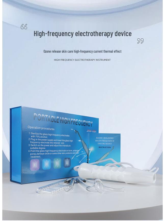 High-Frequency Ozone Electrotherapy Device for Acne Removal and Beauty Therapy