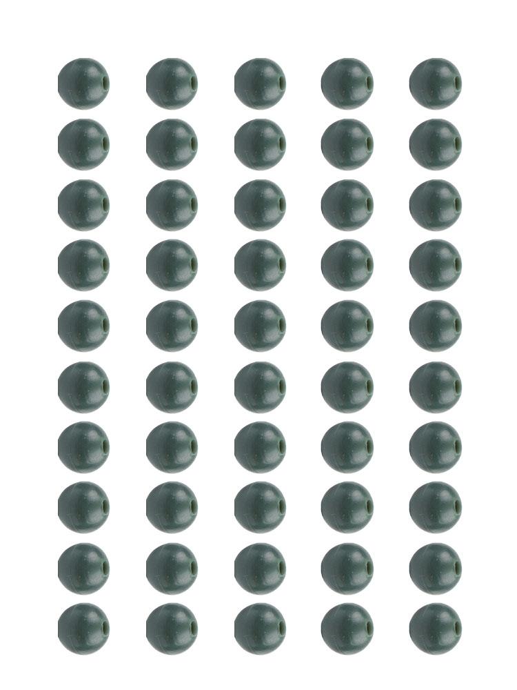 Weiche Gummikarpfenfischereiperlen Runde Rig-Perle 68mm Verschiedene Größen Packung mit 50