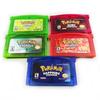 Saffier/Smaragd/Vuurrood/Bladgroen/Robijn Kaart Cartridge voor Pokemon Spel GBA