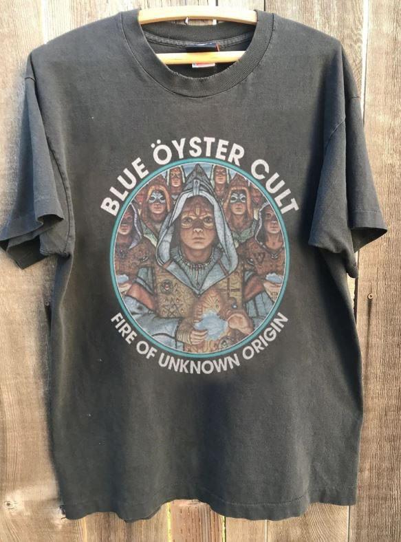 

Blue Oyster Cult Fire Of Unknown Origin Album Charcoal Unisex Shirt S5XL WA4133 Unisex T-Shirt S