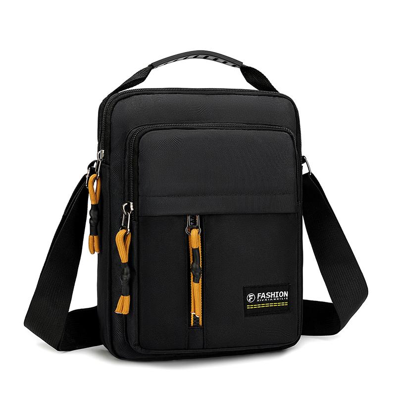 Men Crossbody Bag Single Shoulder Bags Big Capacity Storage Bag Fashion Multi-Pockets Business Crossbody Bags