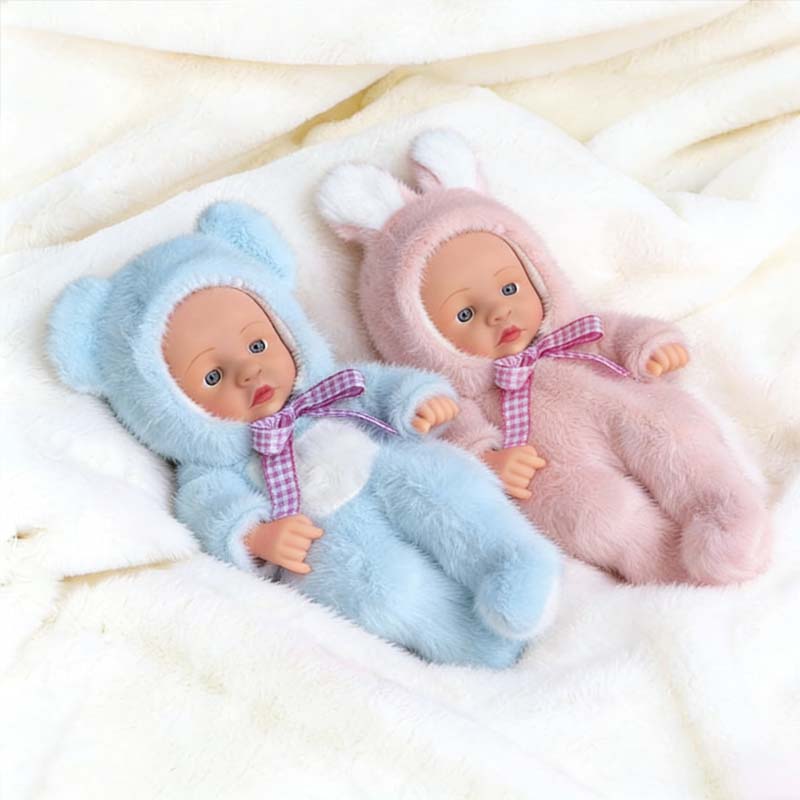 7.8 Inch Reborn Dolls Mini Soft and Full Body Vinyl Doll 20cm Toys Cute Mini Reborn Handmade  Doll For Birthday Gifts Toys