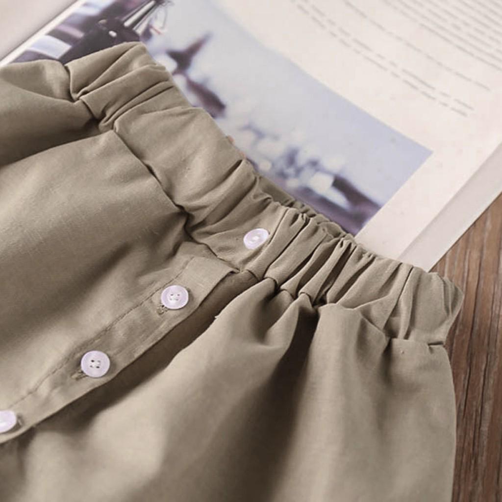 Toddler Copii Bebeluși Fete Ținute Haine Dungi Volane Vestă Set Tricou+Short