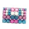 100x Boules de Noël Ornements Décoration Arbre DIY Pendentifs Boules de Noël Suspendues pour la Saint-Valentin Fête de Fête Mariage Intérieur