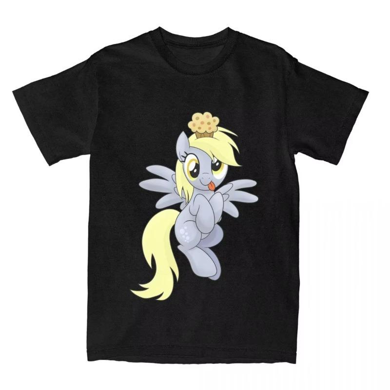 Derpy Hooves Stud Muffin Children's T-shirt 100% Cotton Hip Hop Short Sleeve Round Neck Parent Child T-shirt